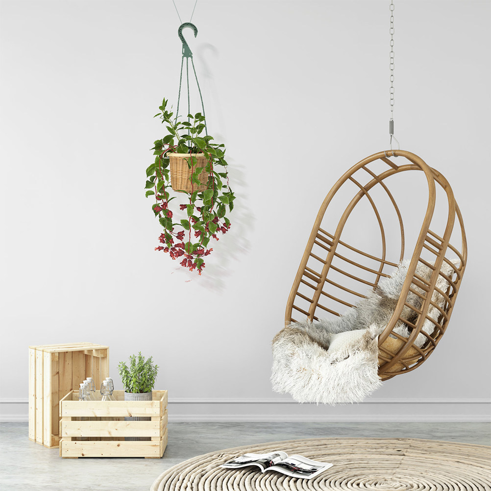 Spider Plant Hanging - 5-teiliges Set moderner minimalistischer Hängehaken für